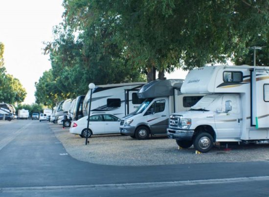 Walnut RV Park Northridge, California camp site, campground, Los Angeles, Hollywood